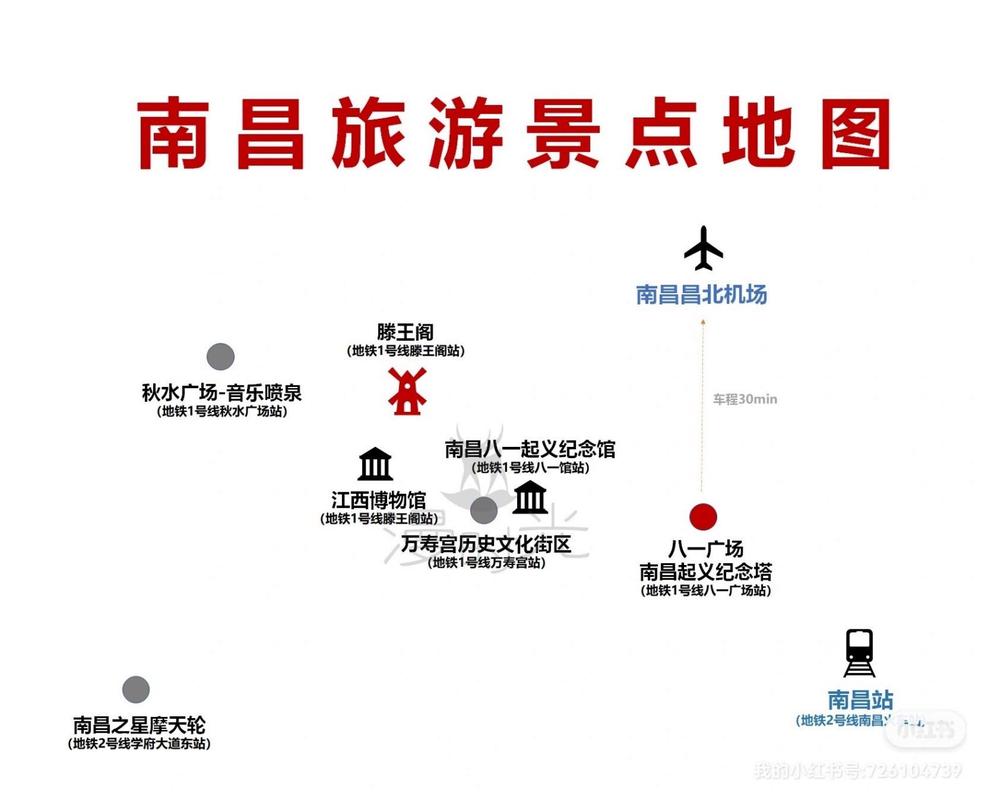 南昌市旅游地图（南昌旅游攻略必去景点地图）